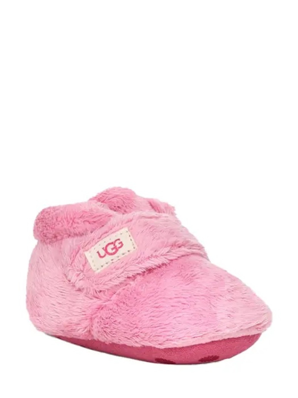 UGG Plush Pink baby Slipper size 2/3